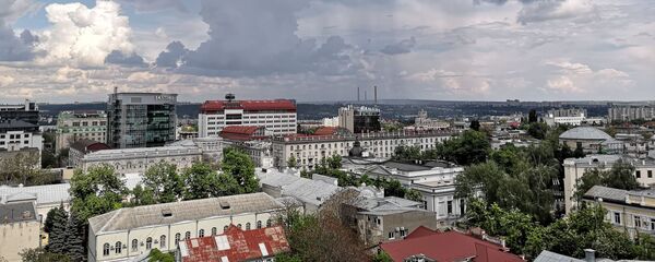 Вид на Кишинев с высоты птичьего полета - Sputnik Молдова