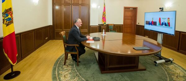 Игорь Додон провел встречу по видеосвязи с Александром Лукашенко - Sputnik Молдова