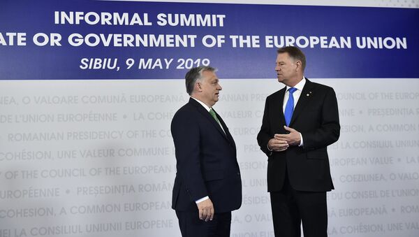 Klaus Iohannis și Viktor Orban - Sputnik Moldova-România