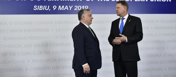Klaus Iohannis și Viktor Orban - Sputnik Moldova-România