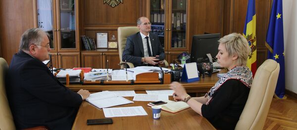 Ministrul Ion Perju în ședință - Sputnik Moldova