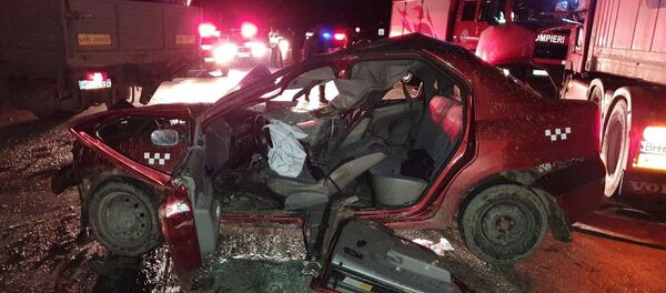 Тройное ДТП в Кишиневе Тройное ДТП в Кишиневе - Sputnik Молдова