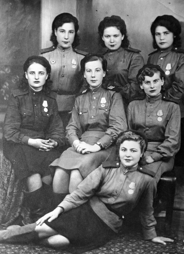 Дагестанские девушки – участницы Великой Отечественной войны, 1944 год - Sputnik Moldova-România