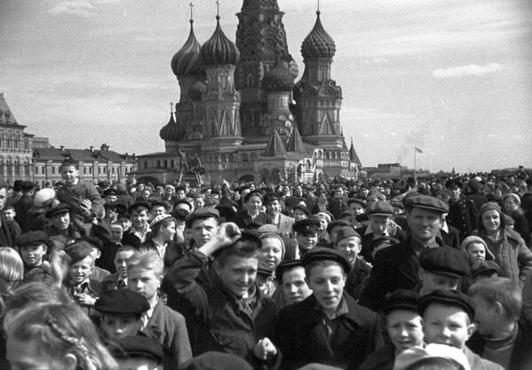 9 мая 1945 года в Москве - Sputnik Moldova-România