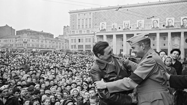 9 мая 1945 года в Москве - Sputnik Moldova