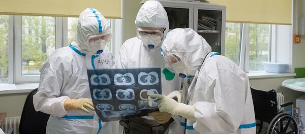 Медики Национального медицинского исследовательского центра здоровья детей в Москве, фото из архива - Sputnik Молдова