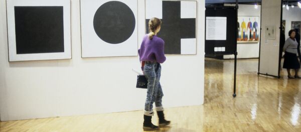 На выставке Казимира Малевича - Sputnik Moldova