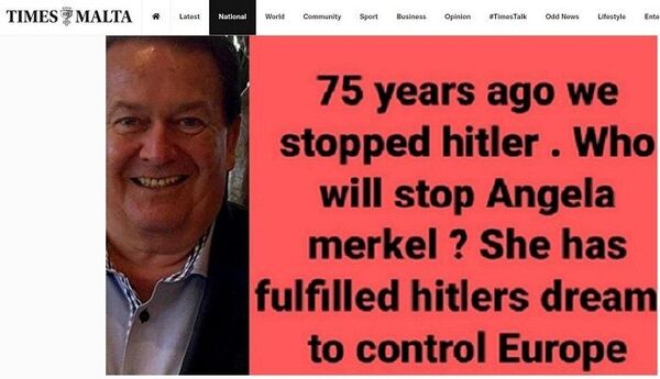 Scandal monstru în UE și DEMISIE: Angela Merkel, asociată cu Adolf Hitler! Scandal monstru în UE și DEMISIE: Angela Merkel, asociată cu Adolf Hitler! - Sputnik Moldova-România
