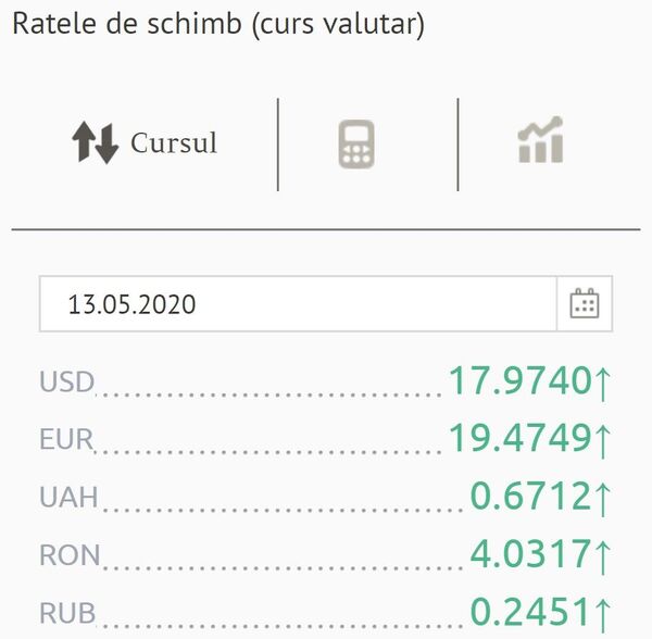Leul pierde în fața tuturor valutelor: Cursul BNM pentru 13 mai Leul pierde în fața tuturor valutelor: Cursul BNM pentru 13 mai - Sputnik Moldova