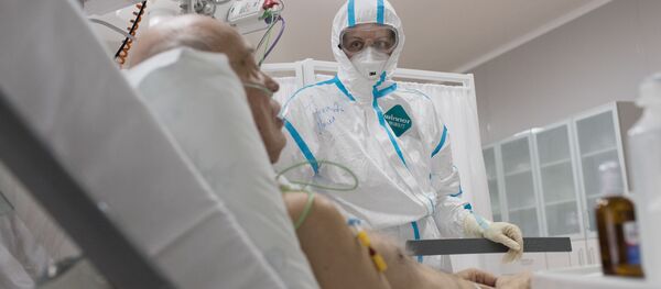 Госпиталь COVID-19 в центре МГУ имени М. В. Ломоносова - Sputnik Молдова