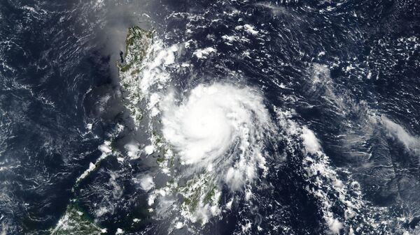 Спутниковый снимок тайфуна. Архивное фото - Sputnik Молдова