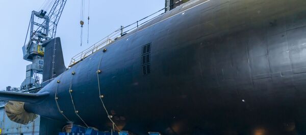 Спуск на воду атомной подлодки проекта Ясень-М в Северодвинске - Sputnik Moldova