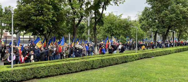 Протест ветеранов вооруженного конфликта на Днестре - Sputnik Moldova