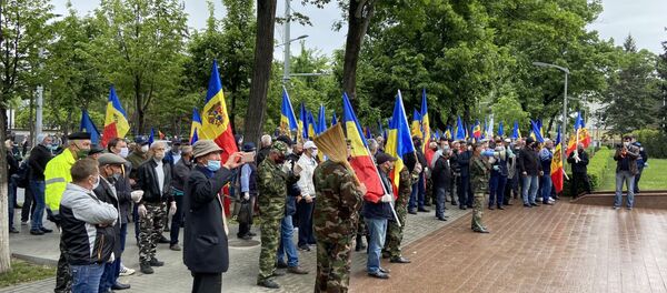 Протест ветеранов вооруженного конфликта на Днестре - Sputnik Moldova