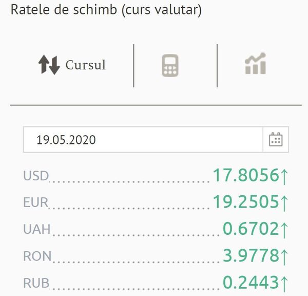 Situația de pe piața valutară: Cursul anunțat de BNM pentru 19 mai Situația de pe piața valutară: Cursul anunțat de BNM pentru 19 mai - Sputnik Moldova