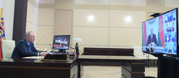 Президент РФ В. Путин принял участие во встрече глав ЕАЭС в формате видеоконференции - Sputnik Молдова