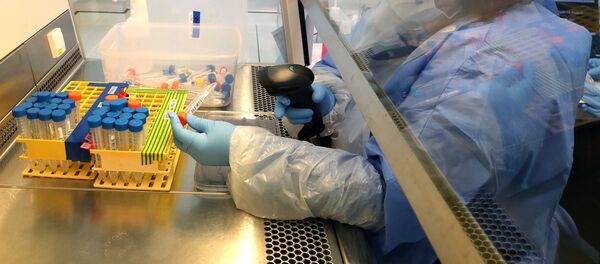 Tub de testare Covid-19 - Sputnik Moldova-România