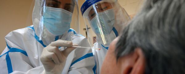 Prelevare probe la Covid-19 Prelevare probe la Covid-19 - Sputnik Moldova