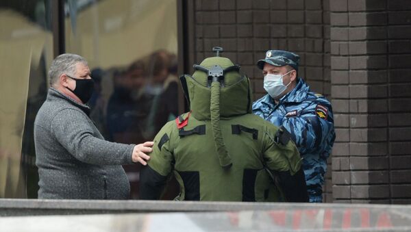 Захват заложников в отделении банка в центре Москвы - Sputnik Молдова