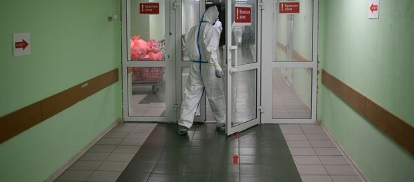 Госпиталь COVID-19 в ГКБ №15 имени О. М. Филатова Госпиталь COVID-19 в ГКБ №15 имени О. М. Филатова - Sputnik Moldova