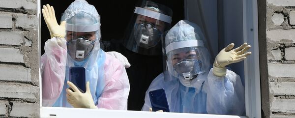 Концерт для медиков инфекционного госпиталя ФСНКЦ ФМБА России в Красноярске - Sputnik Молдова