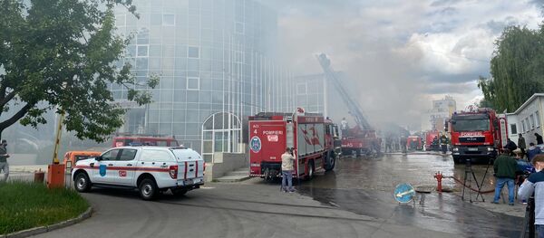 Incendiu de proporții la Moldexpo - Sputnik Молдова