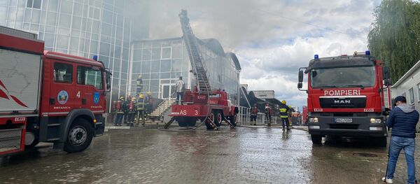 Incendiu de proporții la Moldexpo - Sputnik Moldova