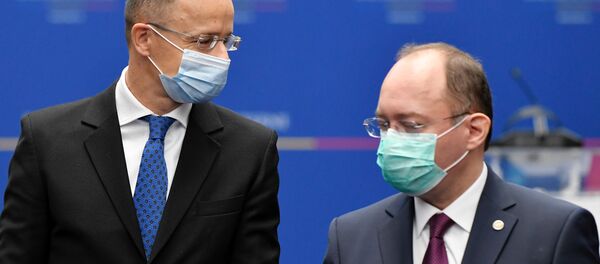  Bogdan Aurescu și Szijjártó Péter - Sputnik Moldova-România