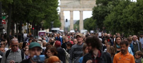 протесты в Германии - Sputnik Moldova