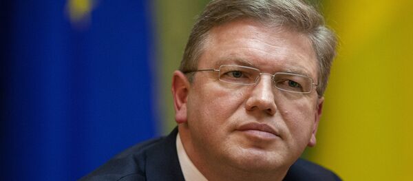 Вcтреча еврокомиссара Ш.Фюле и премьера Украины Н.Азарова - Sputnik Молдова