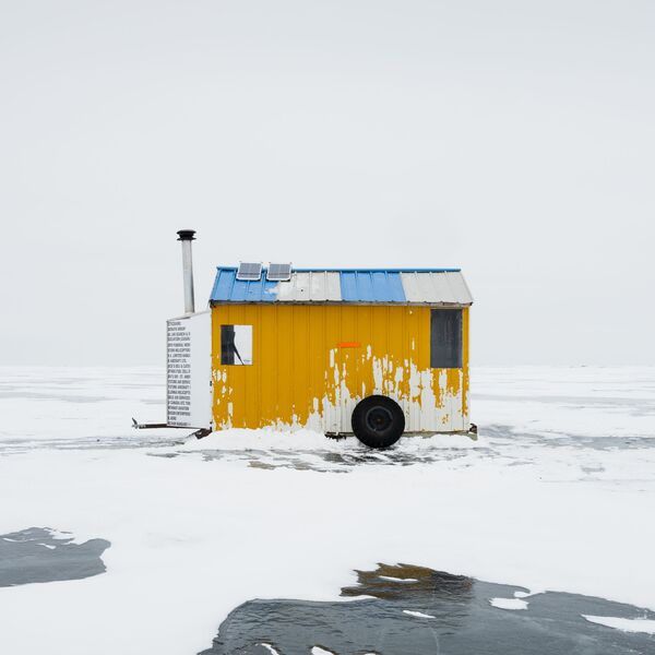Снимок Ice Fishing Hut XV канадского фотографа Сандры Гербер , победившей в категории Architecture (Professional) конкурса Sony World Photography Awards 2020 - Sputnik Молдова