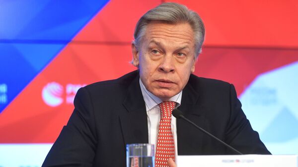 Председатель комиссии Совета Федерации РФ по информационной политике Алексей Пушков - Sputnik Moldova