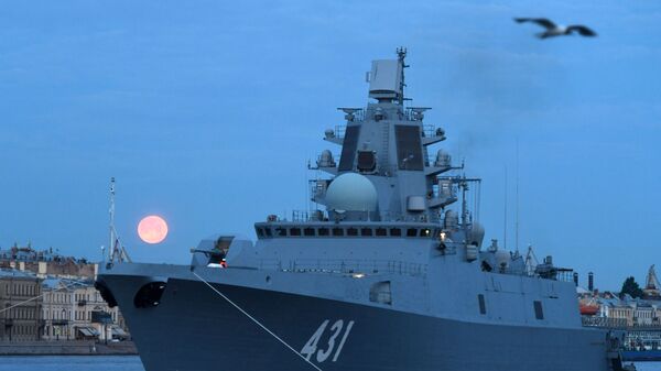 Выход боевых кораблей из Санкт-Петербурга в рамках подготовки к Дню ВМФ России  - Sputnik Moldova