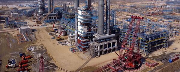 Строительство Амурского газоперерабатывающего завода - Sputnik Молдова