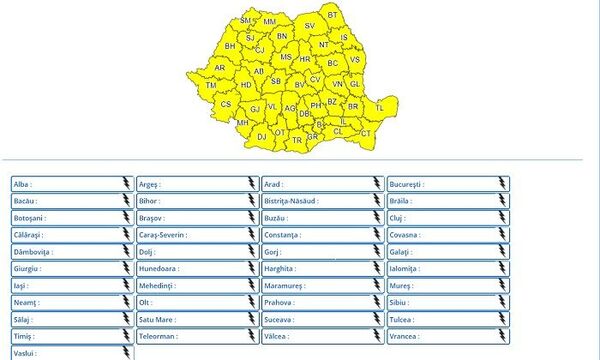 Alertă meteo: weekend cu vreme severă – cod portocaliu aproape în toată ţara Alertă meteo: weekend cu vreme severă – cod portocaliu aproape în toată ţara - Sputnik Moldova-România