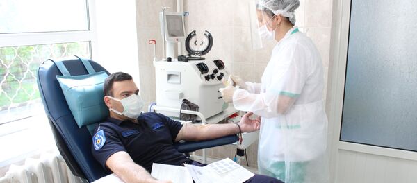 Pompierii și salvatorii au donat sânge  - Sputnik Moldova