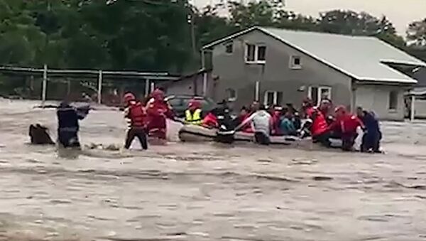 inundații în România - Sputnik Moldova-România