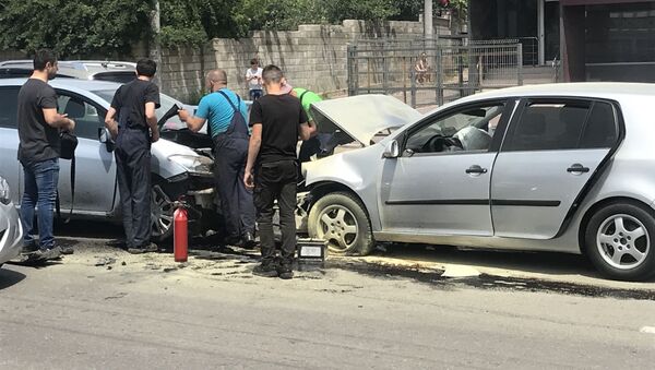 Accident de circulație pe str. Petricani din Chișinău - Sputnik Молдова
