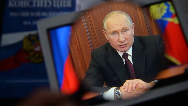 Трансляция обращения президента России В. Путина - Sputnik Moldova