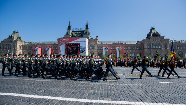 Участие молдавской делегации в параде Победы в Москве - Sputnik Молдова