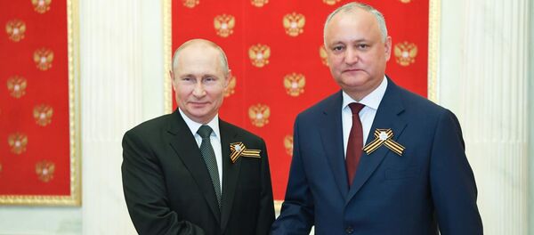 Владимир Путин и Игорь Додон - Sputnik Moldova
