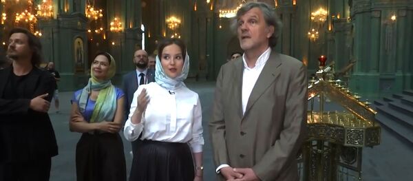 Эмир Кустурица посетил главный храм Вооруженных сил России - Sputnik Молдова