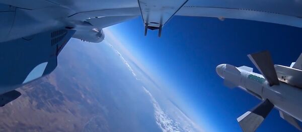 Russian Aerospace Force jet during a combat mission in Syria - Sputnik Moldova