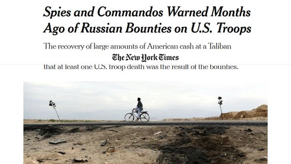 Разведка США признала недостоверной информацию NYT о сговоре России с талибами - Sputnik Молдова