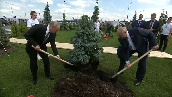 Putin și Lukașenko au inaugurat Memorialul Ostașului Sovietic din Rjev - Sputnik Moldova