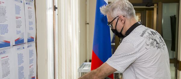 Голосование по внесению поправок в Конституцию РФ, Кишинев - Sputnik Moldova