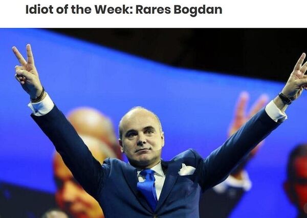 Britanicii i-au dat lui Rareș Bogdan titlul ”Idiotul săptămânii” – care este motivația Britanicii i-au dat lui Rareș Bogdan titlul ”Idiotul săptămânii” – care este motivația - Sputnik Moldova-România