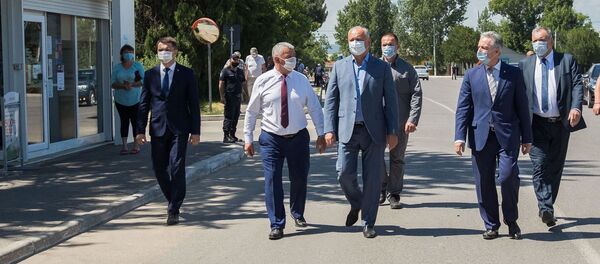 Igor Dodon în vizită la Coșnița - Sputnik Moldova