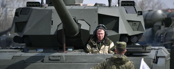 Подготовка военной техники, участвующей в Параде Победы - Sputnik Moldova-România