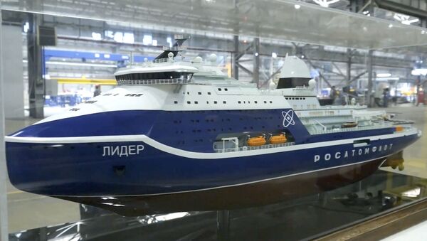 Россия начала строительство самого мощного в мире ледокола - Sputnik Молдова